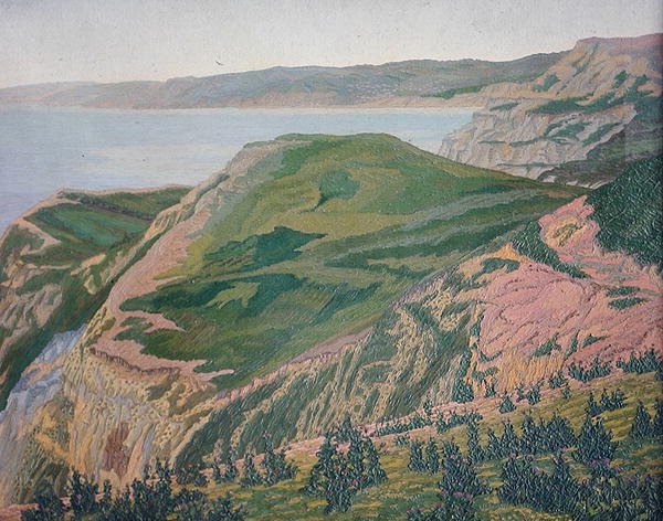 La costa del Dorset, c.1927 da Charles Ginner