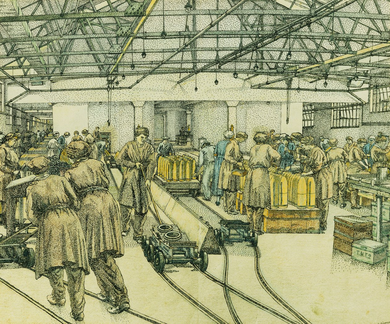 La fabbrica di riempimento, Hereford da Charles Ginner
