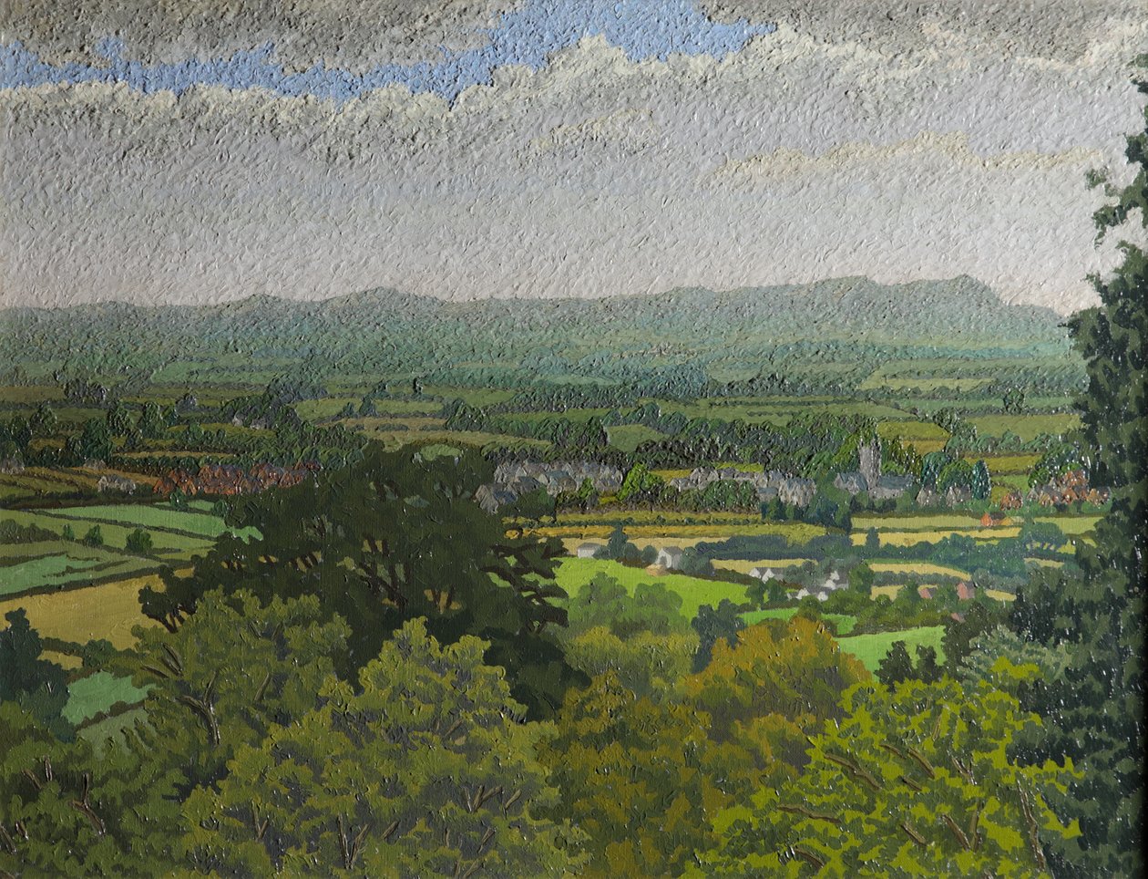 Le colline di Malvern, Worcestershire da Charles Ginner
