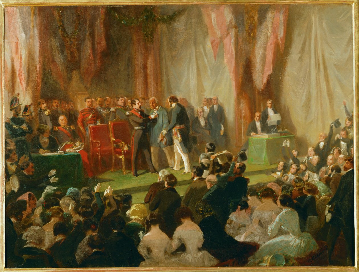 Luigi Napoleone Bonaparte, principe presidente e poi imperatore III ... (olio su tela) da Charles Giraud