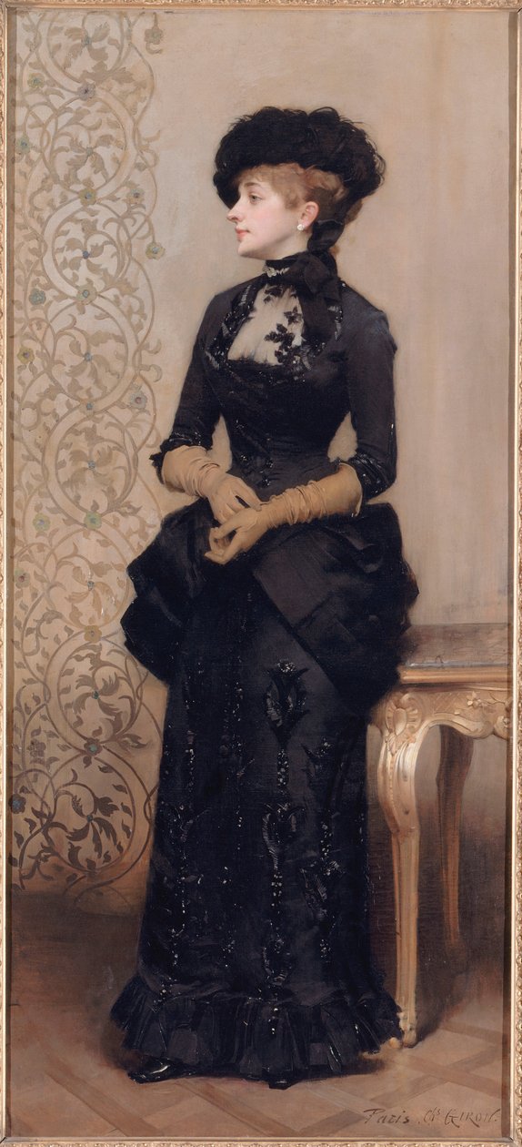Francese: Femme aux gants, conosciuta come La Parisienne da Charles Giron