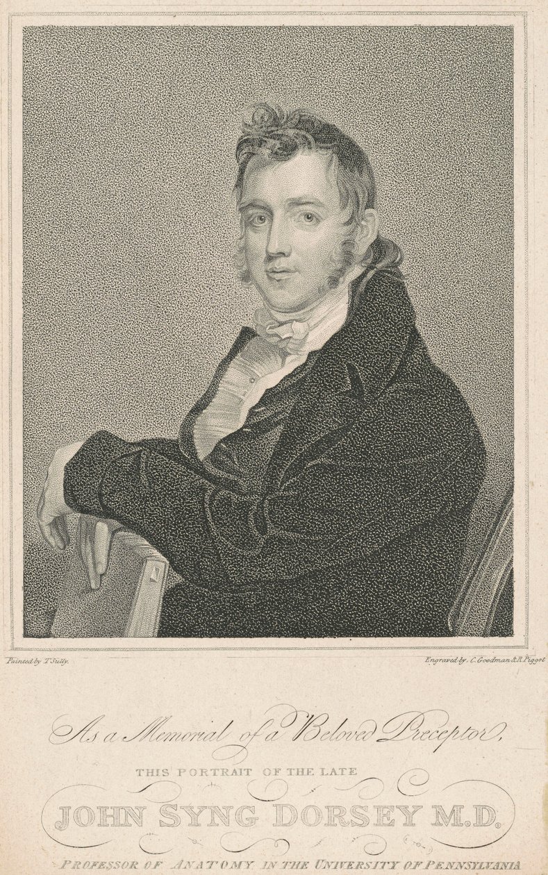 John Syng Dorsey, M.D. da Charles Goodman and Robert Piggot, after Thomas Sully