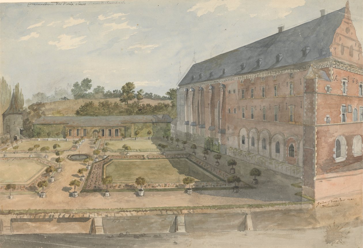 Giardino di Vieux Joncs vicino a Maastricht da Charles Gore