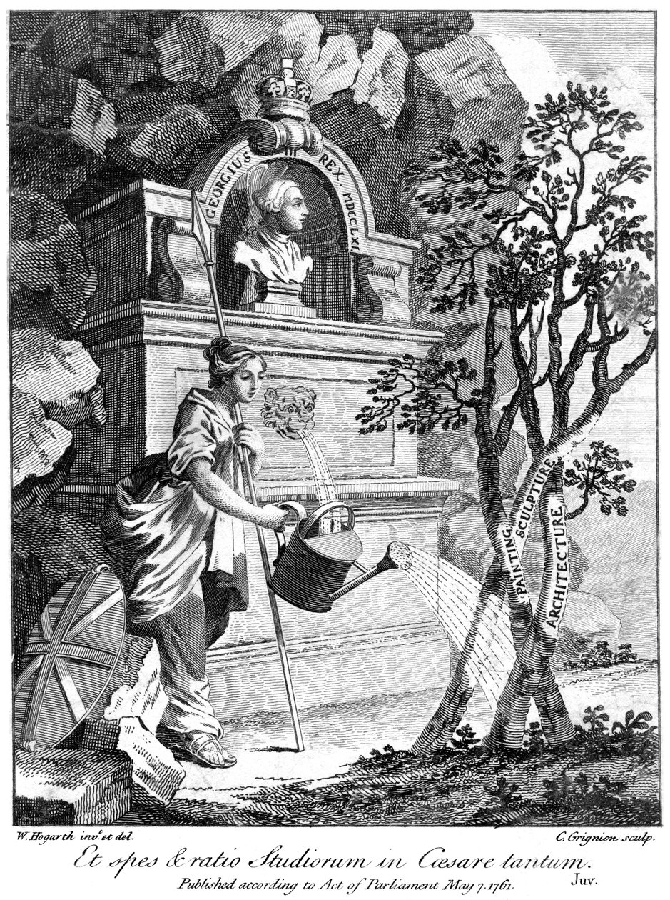 Giorgio III del Regno Unito, 1761 da Charles Grignion