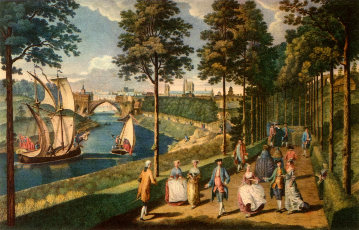 Veduta di York, 1756 da Charles Grignion