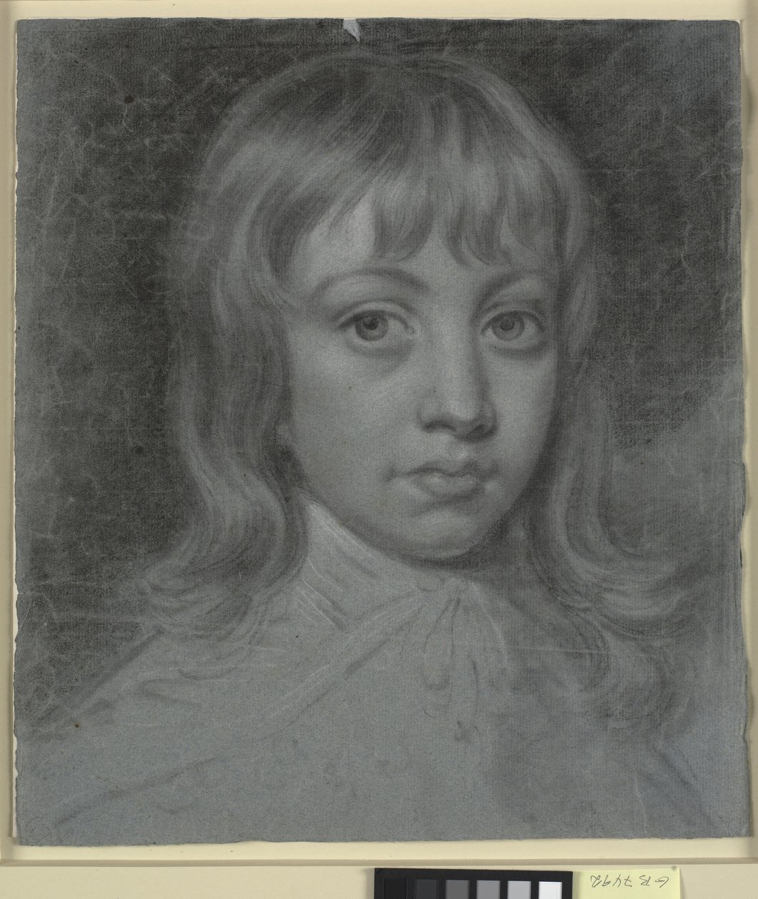 Ritratto di Thomas Waller da bambino, volto pieno a sinistra da Charles Grignion d.Y.
