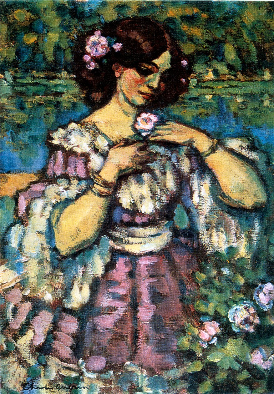 Donna con Rosa, 1901 da Charles Guerin