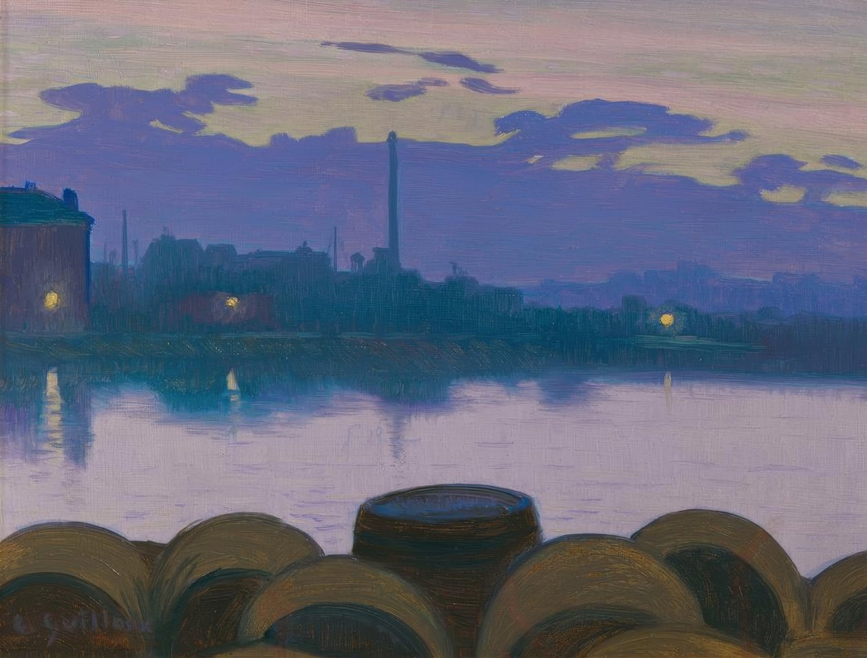 Paesaggio fluviale da Charles Guilloux