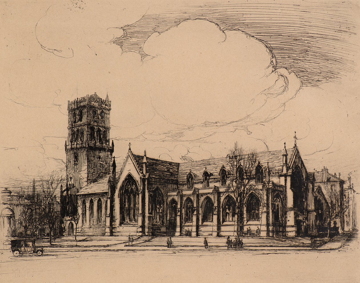 Chiese della città, Dundee da Charles Gustav Louis Phillips