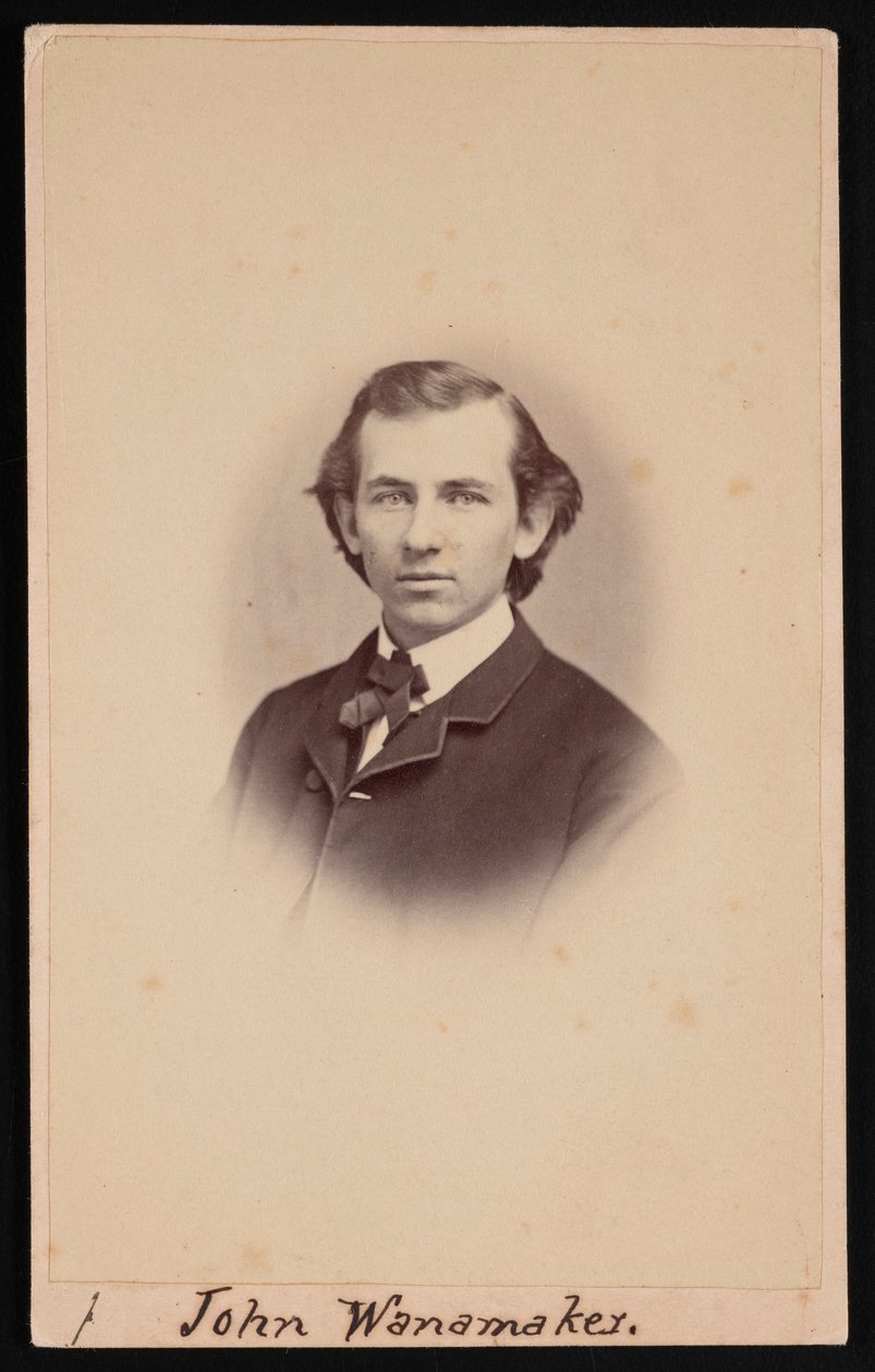Ritratto di John Wanamaker 1838-1922, tra il 1864 e il 1866 da Charles H Spieler