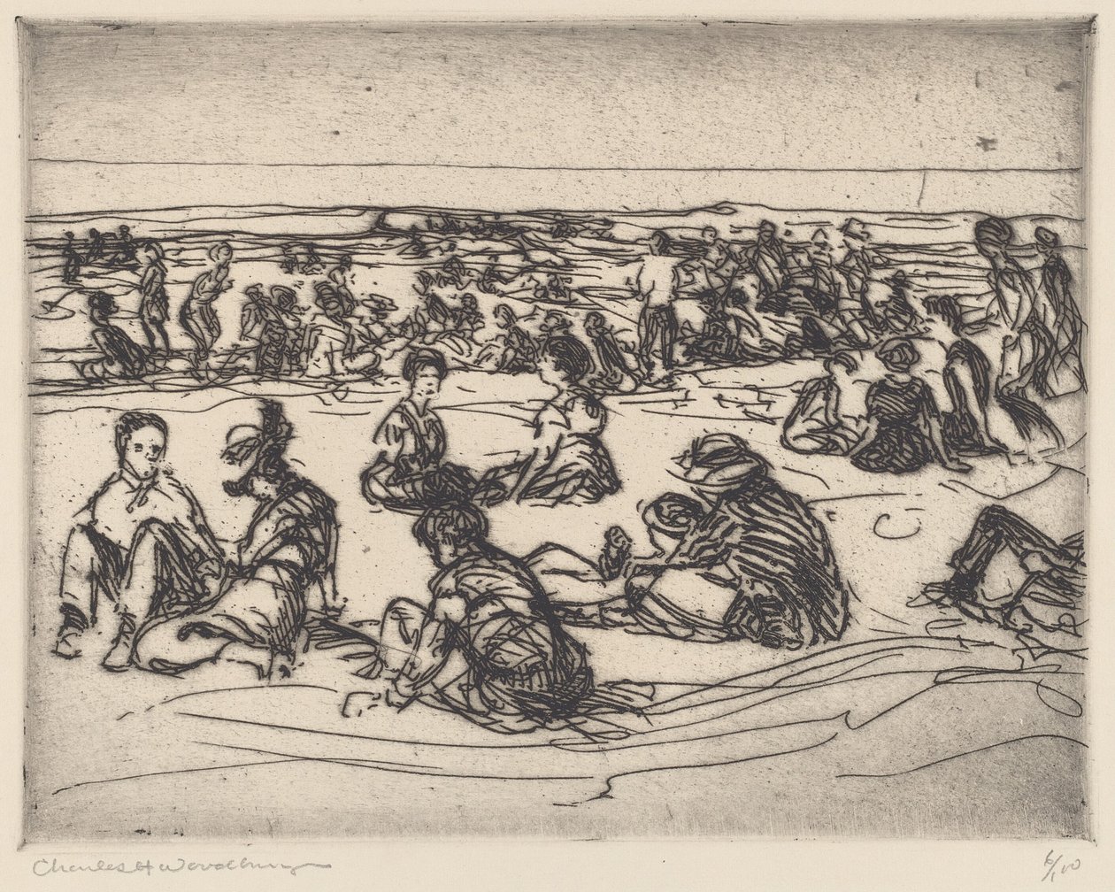 Sulla spiaggia da Charles H. Woodbury