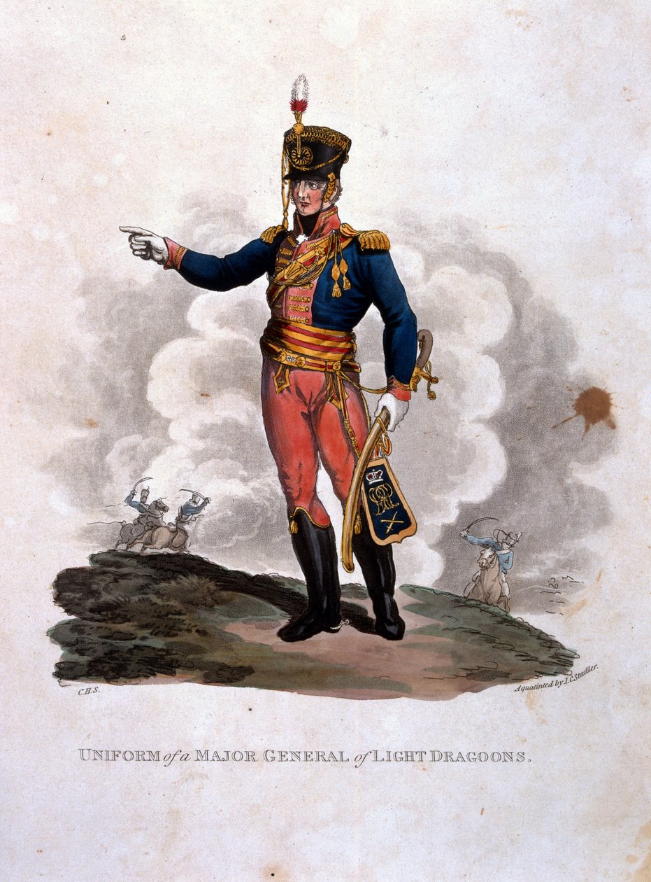 Uniforme di un Maggiore Generale dei Dragoni Leggeri, da 