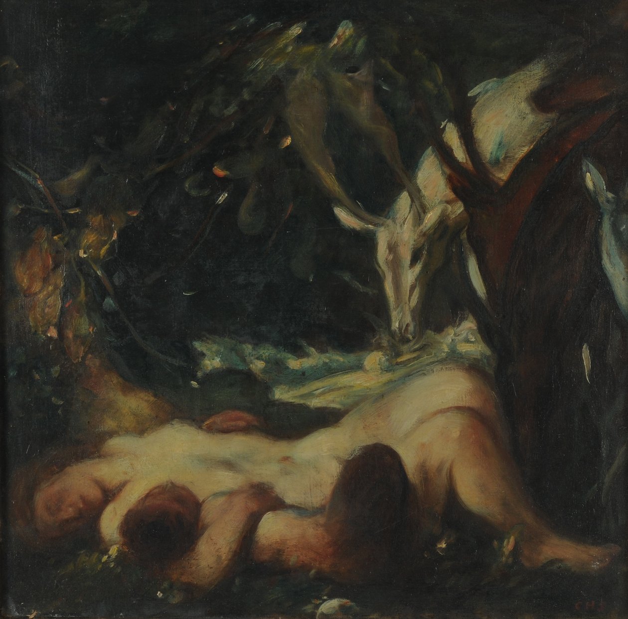 Studio per La Ninfa Addormentata da Charles Haslewood Shannon
