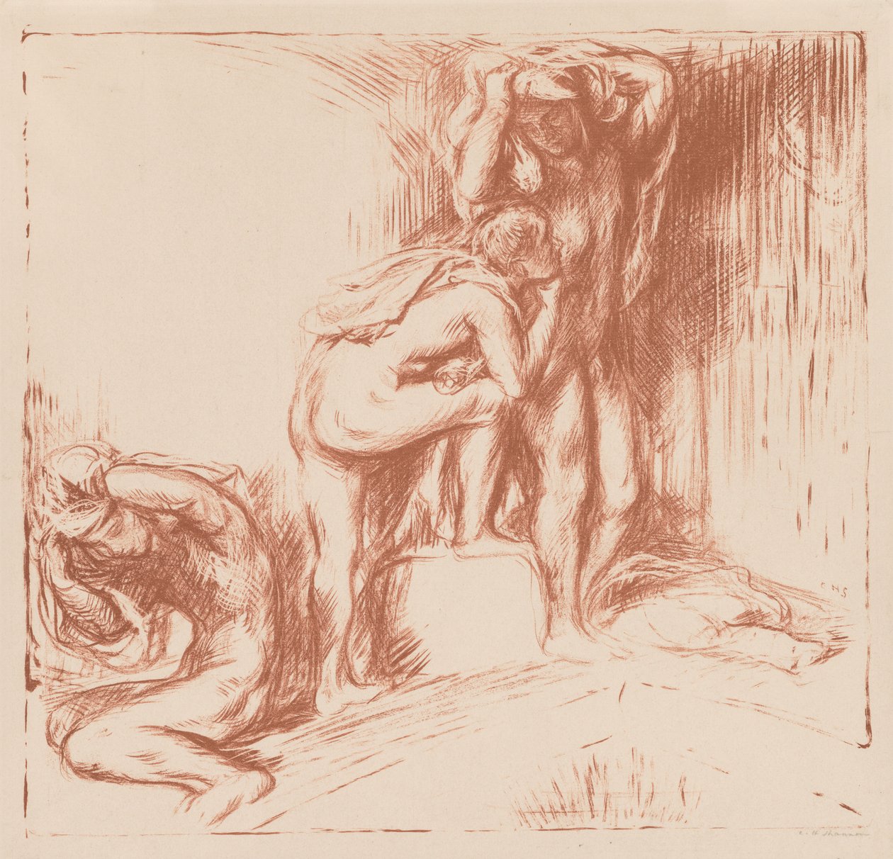 Il bagno da Charles Hasslewood Shannon