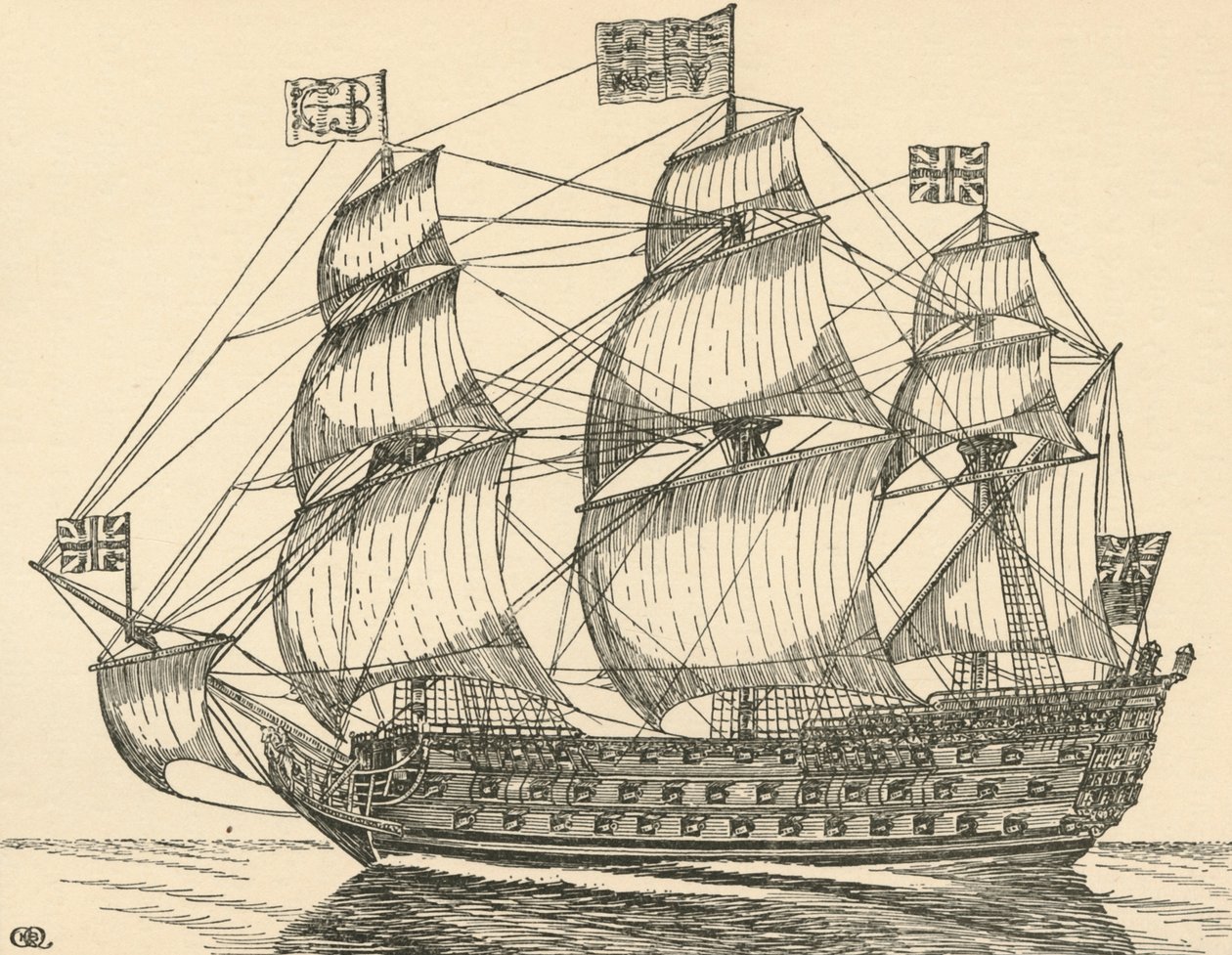 Il Royal George da Charles Henry Bourne Quennell