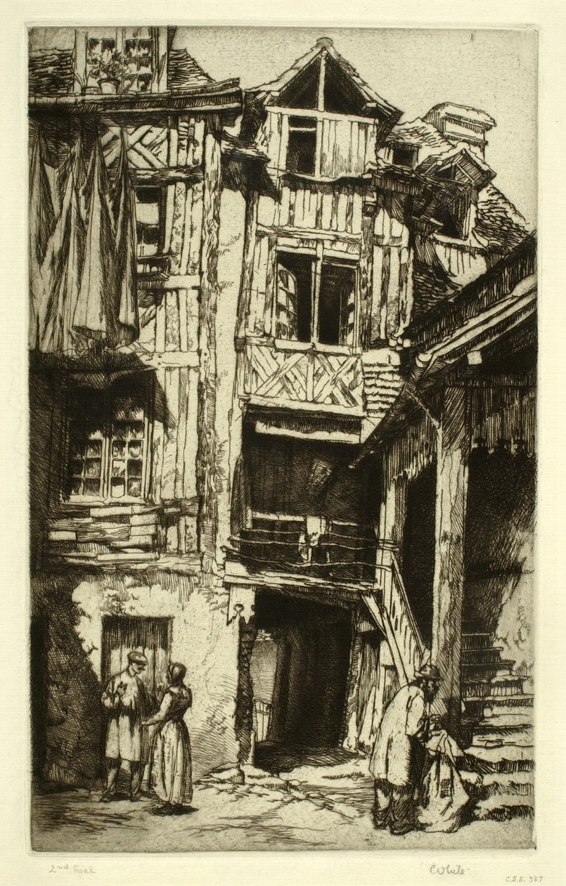 Cortile di Lisieux da Charles Henry White