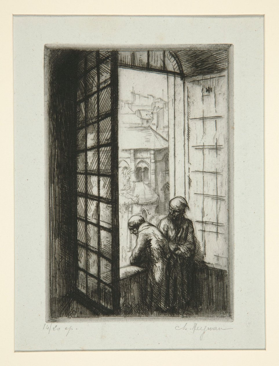 Una finestra del vecchio Hôtel-Dieu da Charles Heyman