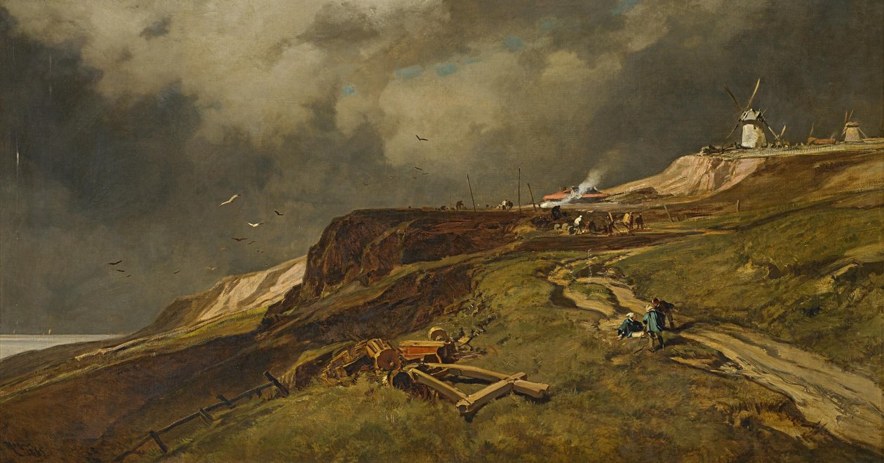 Sulla costa della Normandia da Charles Hoguet