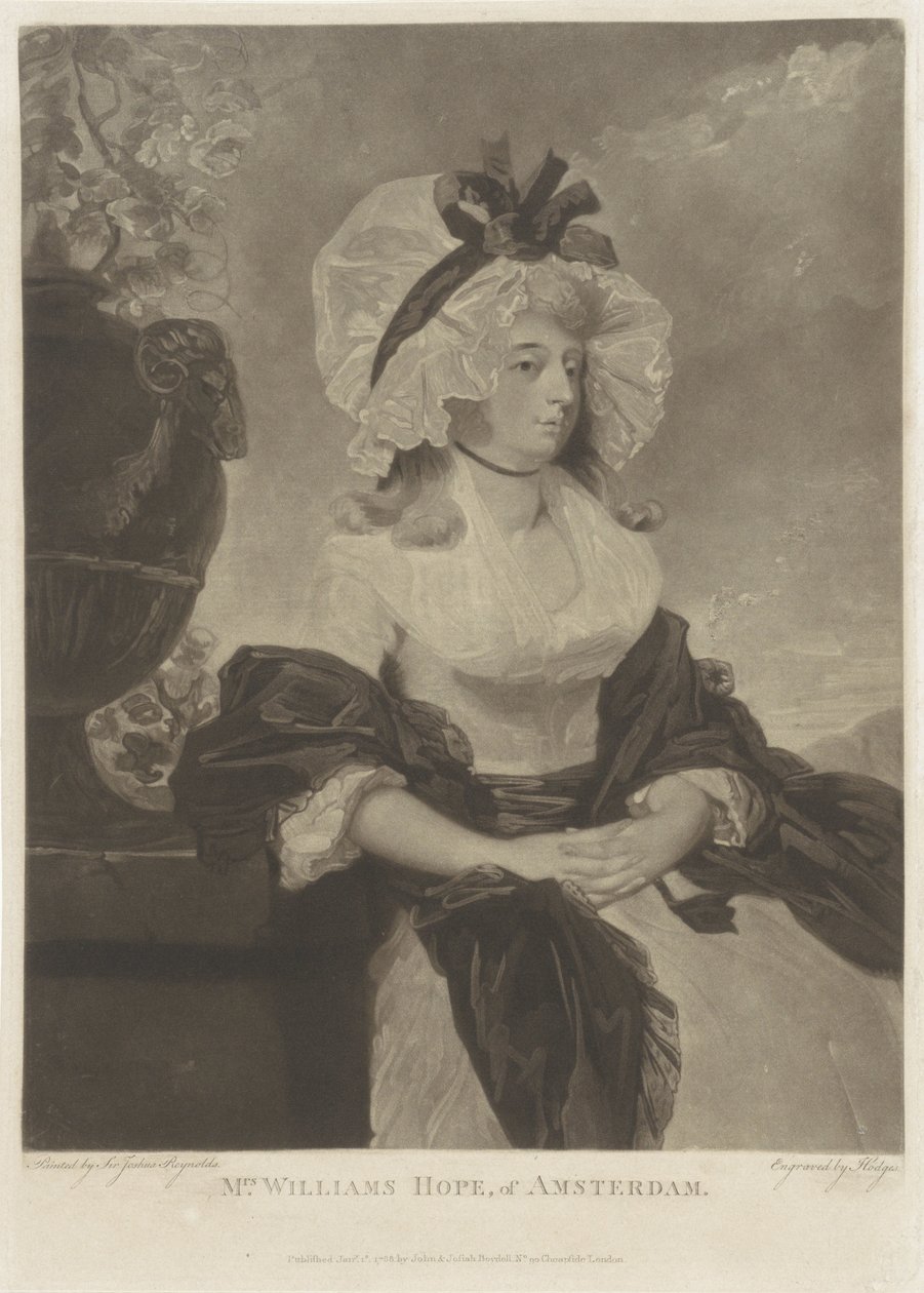 Ritratto di Anne Goddard-Williams Hope da Charles Howard Hodges