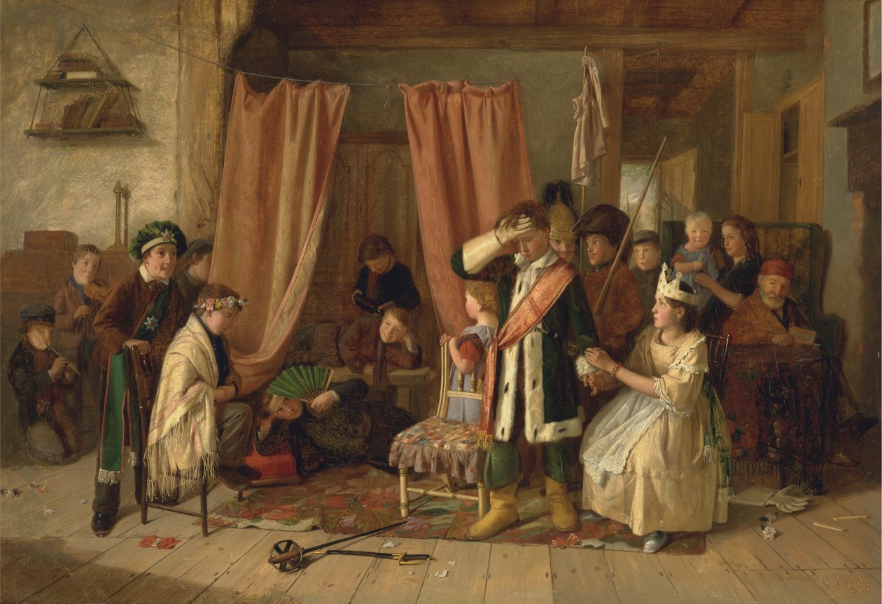 Bambini che recitano la 