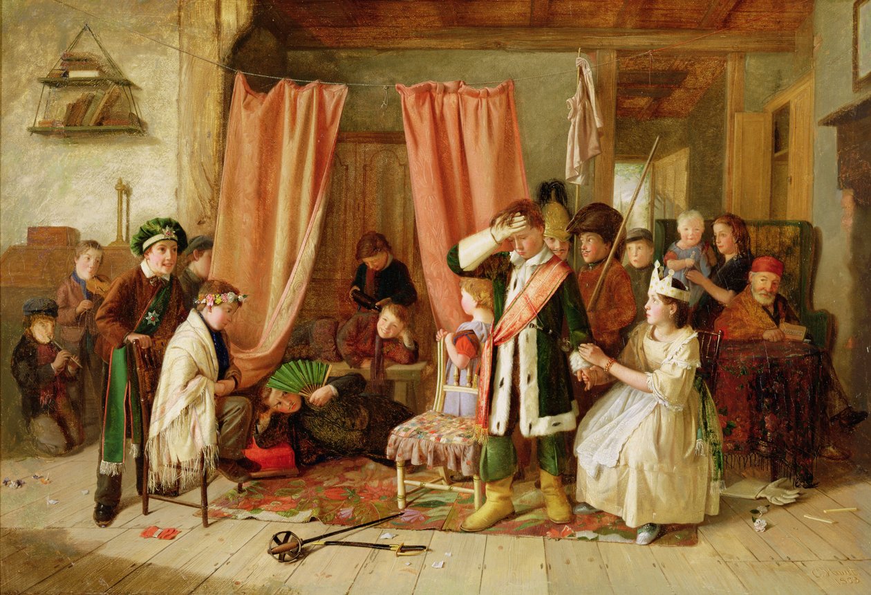 Bambini che recitano la 