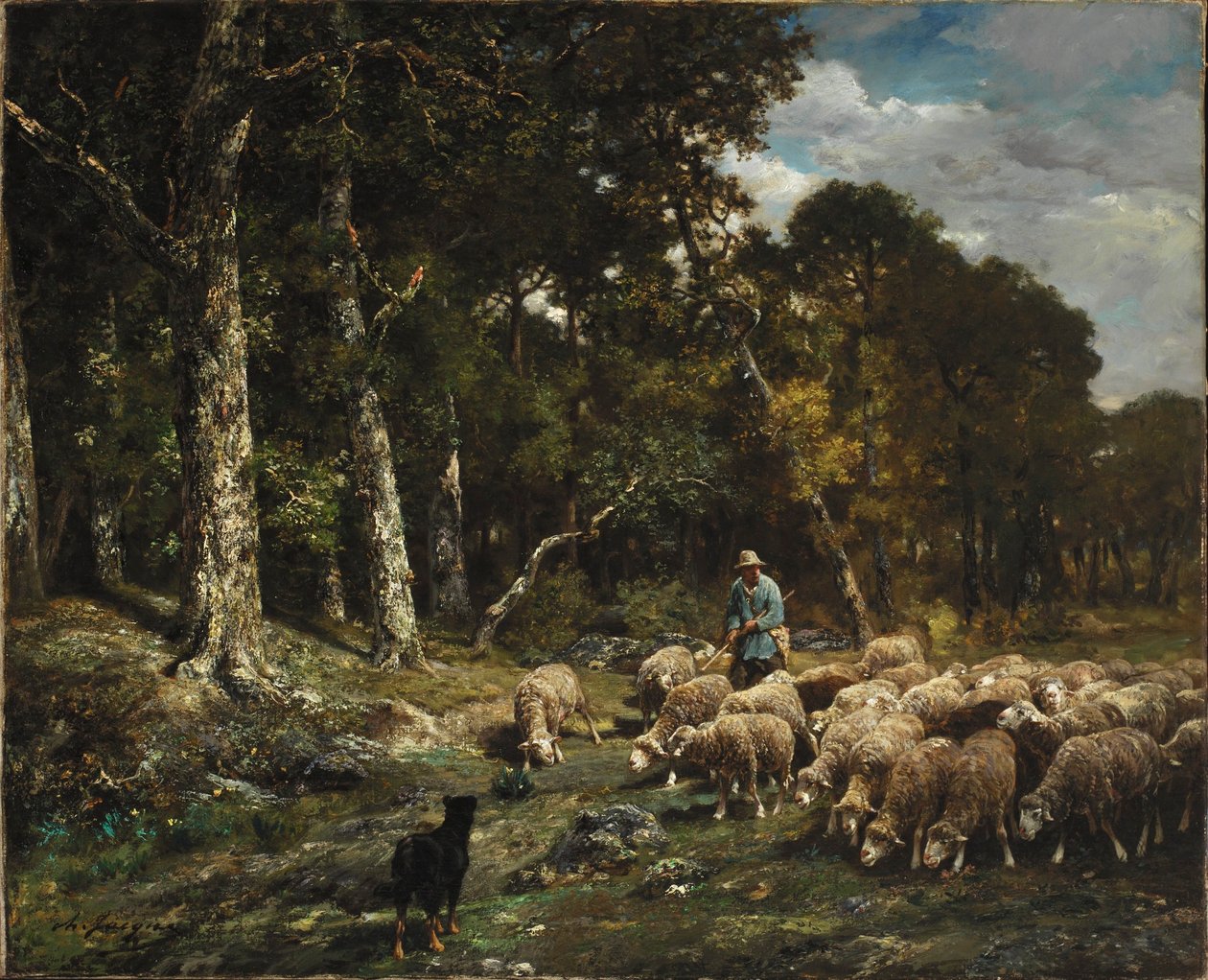 Il gregge da Charles Jacque