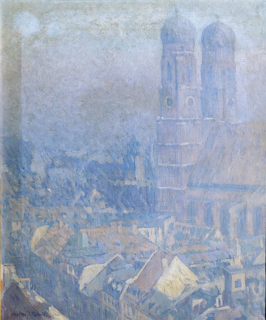 Nebbia mattutina a Monaco da Charles Johann Palmié