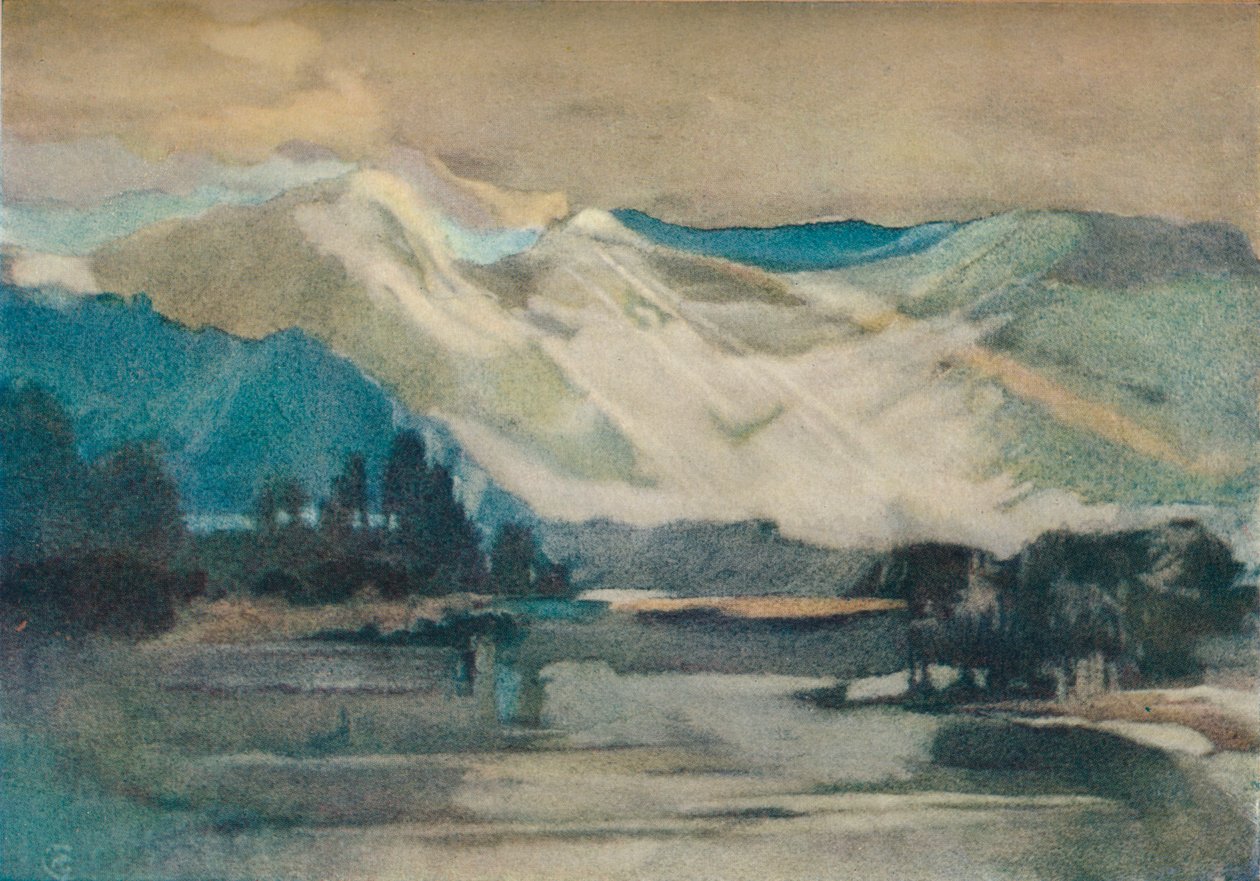 Sul lago Shuswap, c1911 da Charles John Collings