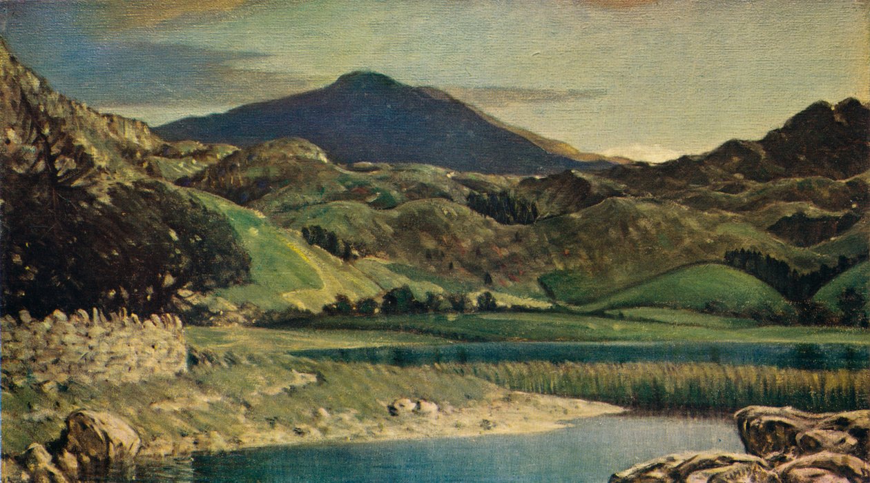 Watendlath Tarn, vicino a Keswick, 1919-1931 da Charles John Holmes