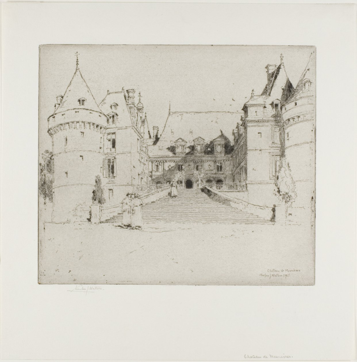 Castello di Meanieres da Charles John Watson