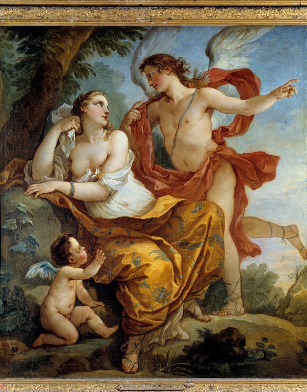 Calipso ascolta i consigli di Amore da Charles Joseph Natoire