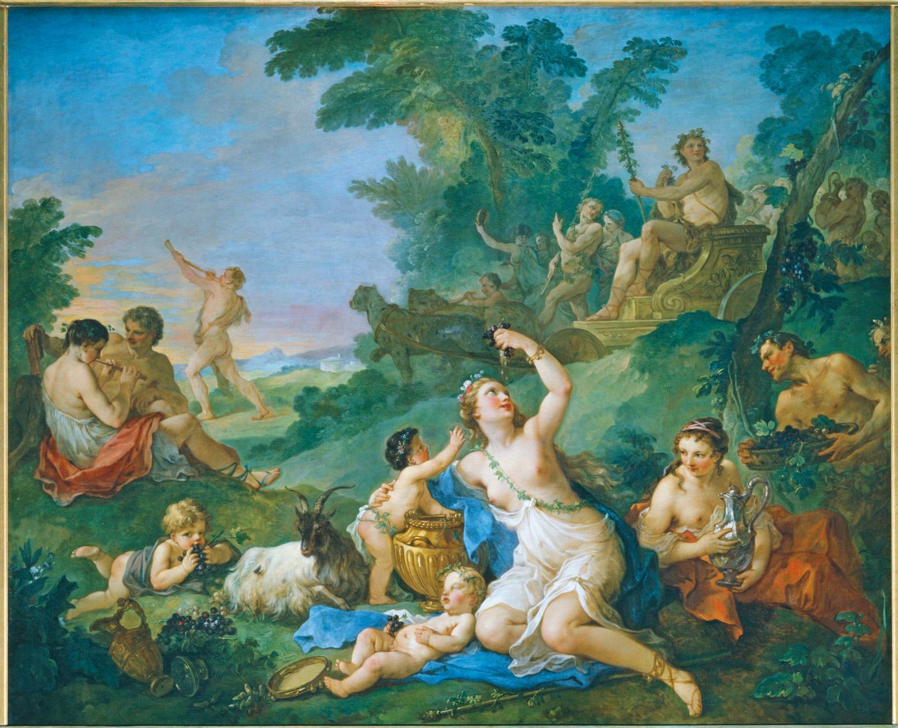 Le triomphe de Bacchus - Il trionfo di Bacco ... da Charles Joseph Natoire