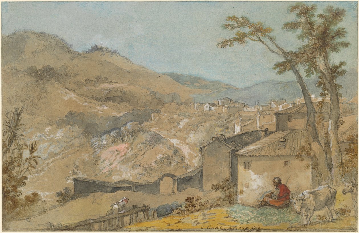 Marino e i Colli Albani da Charles Joseph Natoire