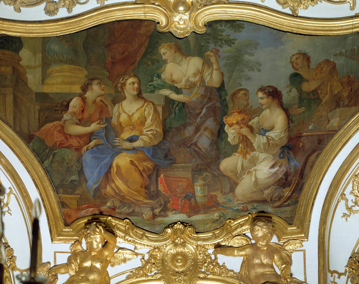 Psiche mostra i suoi tesori alle sue sorelle da Charles Joseph Natoire