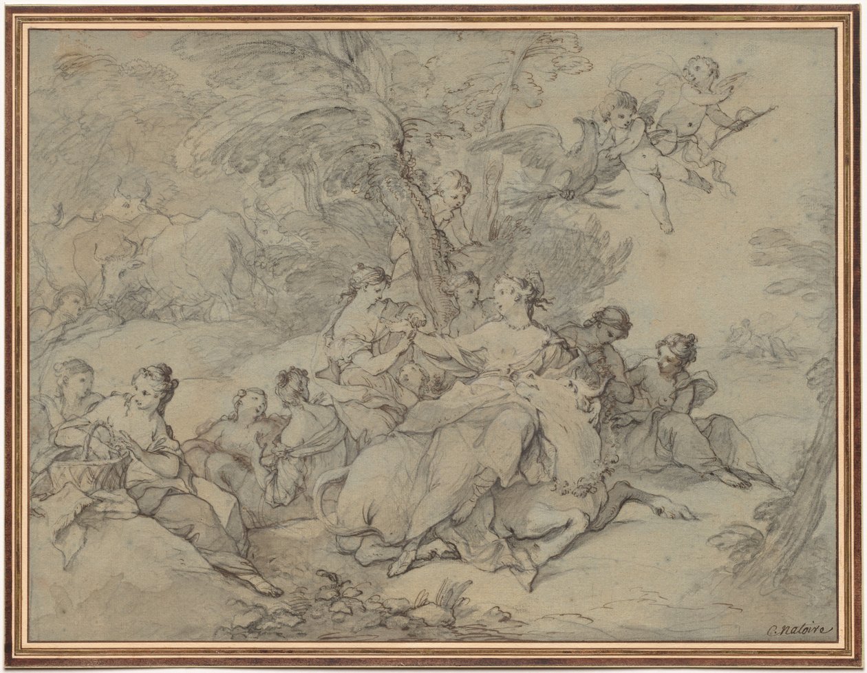 Il ratto di Europa, 1731 da Charles Joseph Natoire