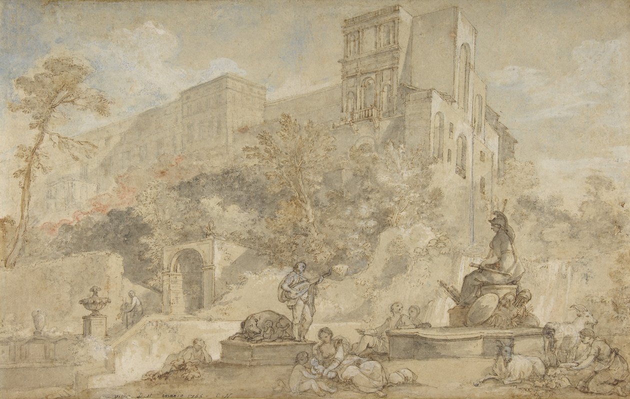 La fontana di Roma alla Villa d
