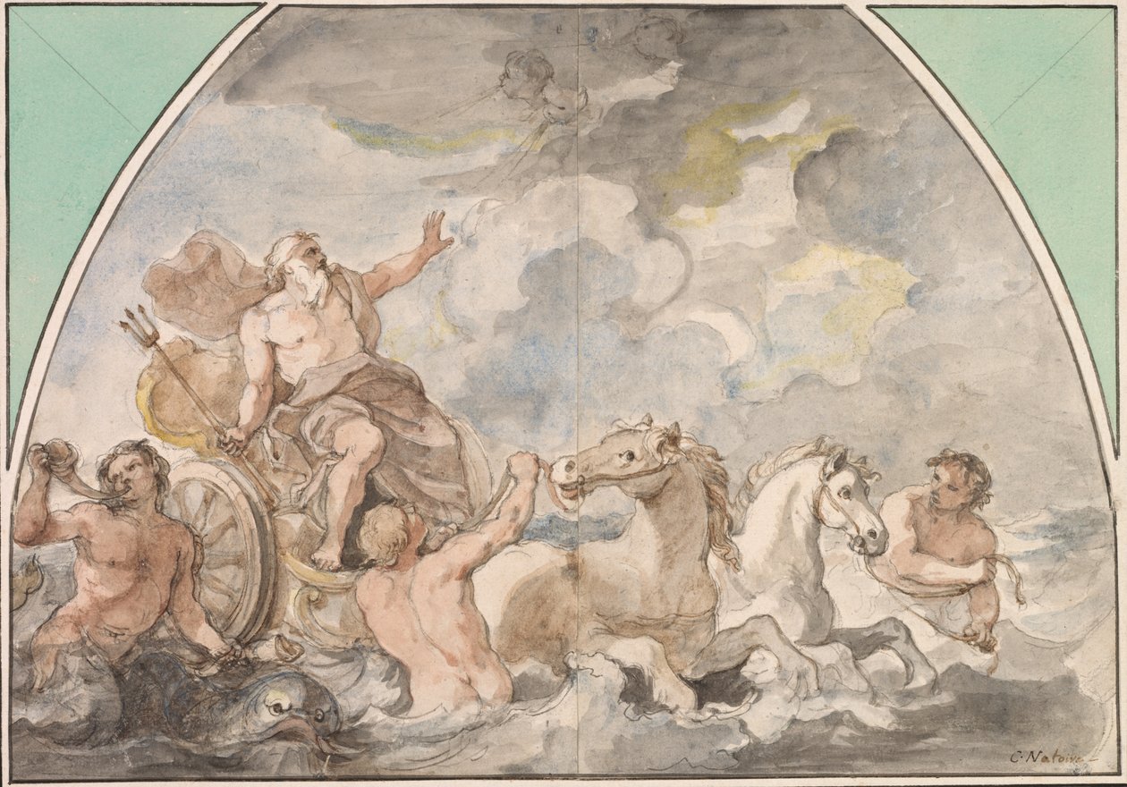 Il trionfo di Nettuno, 1766 o successivo da Charles Joseph Natoire
