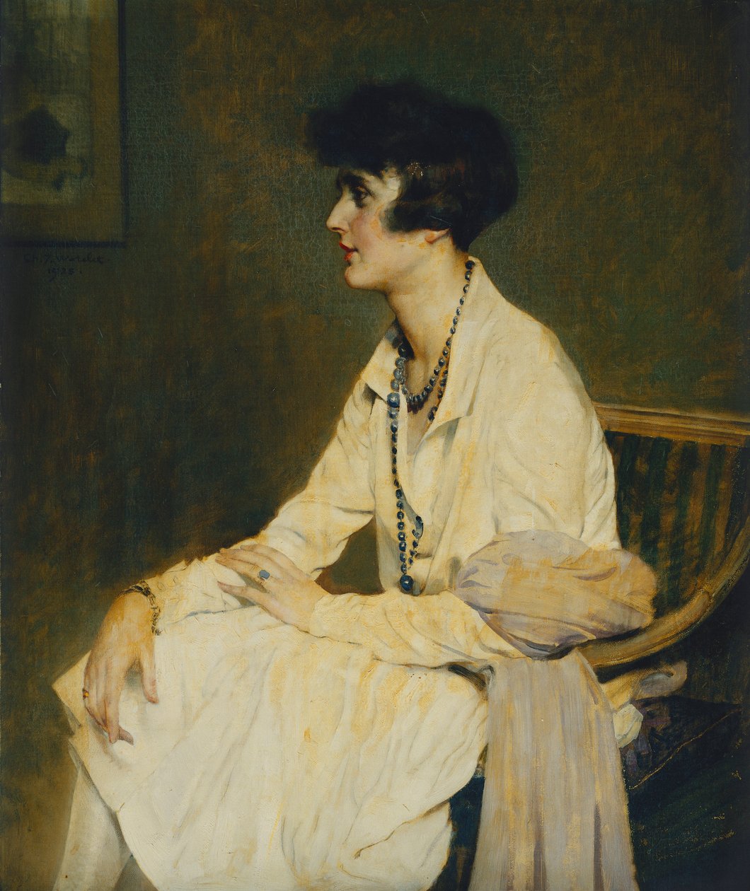 Donna seduta; Femme Assise da Charles Joseph Watelet
