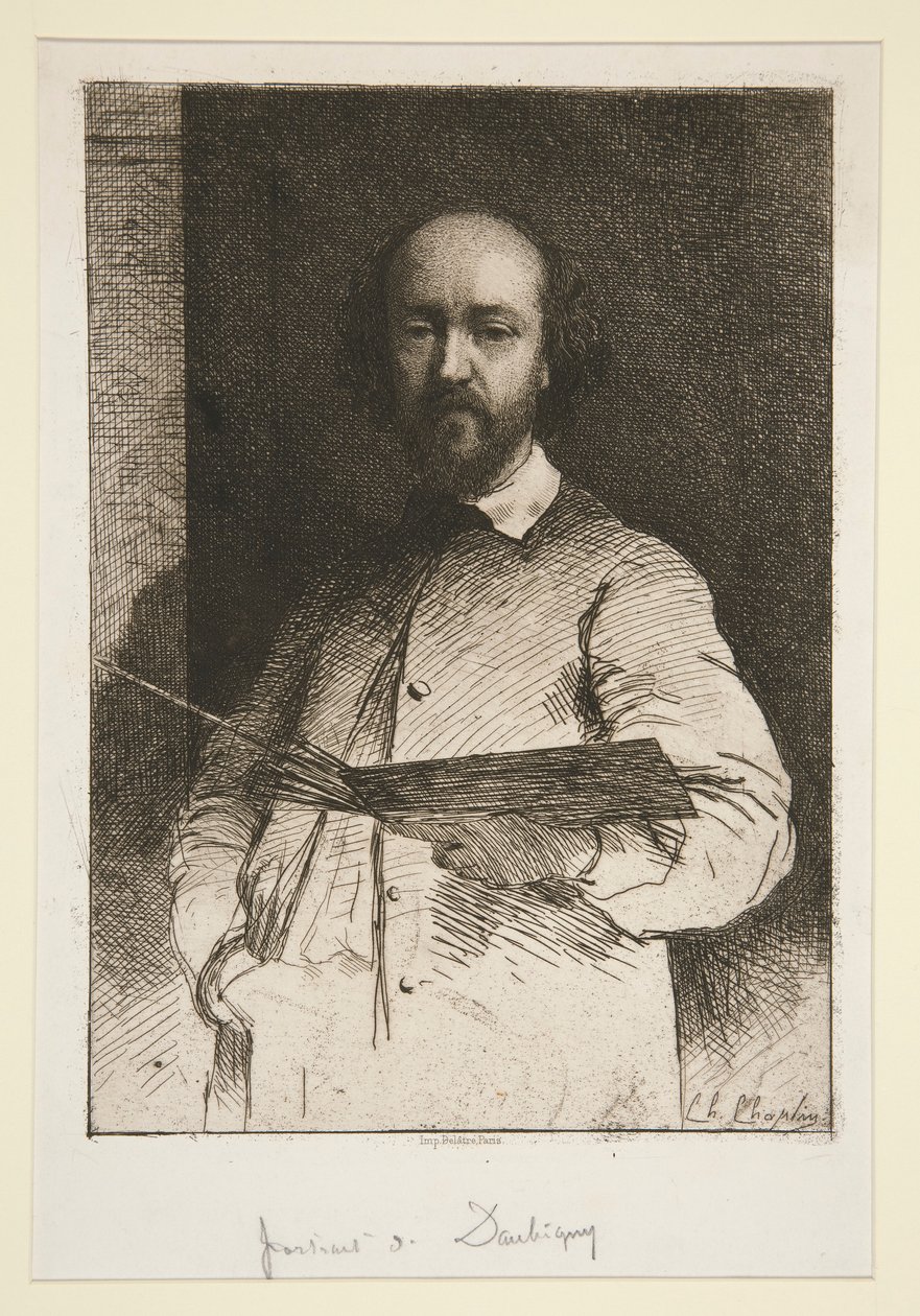 Ritratto di Daubigny da Charles Joshua Chaplin