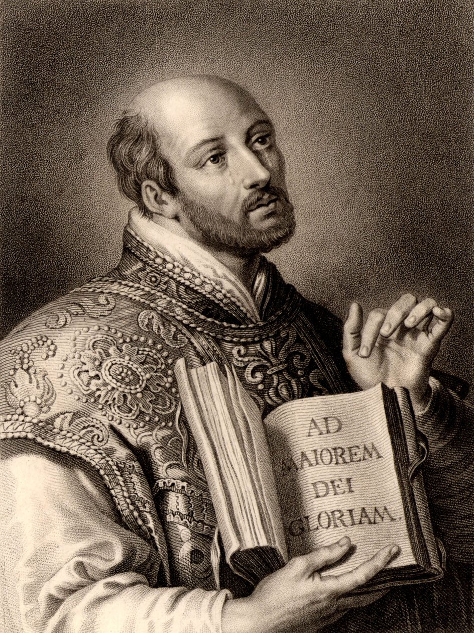Ritratto di Ignazio Loyola da Charles Knight