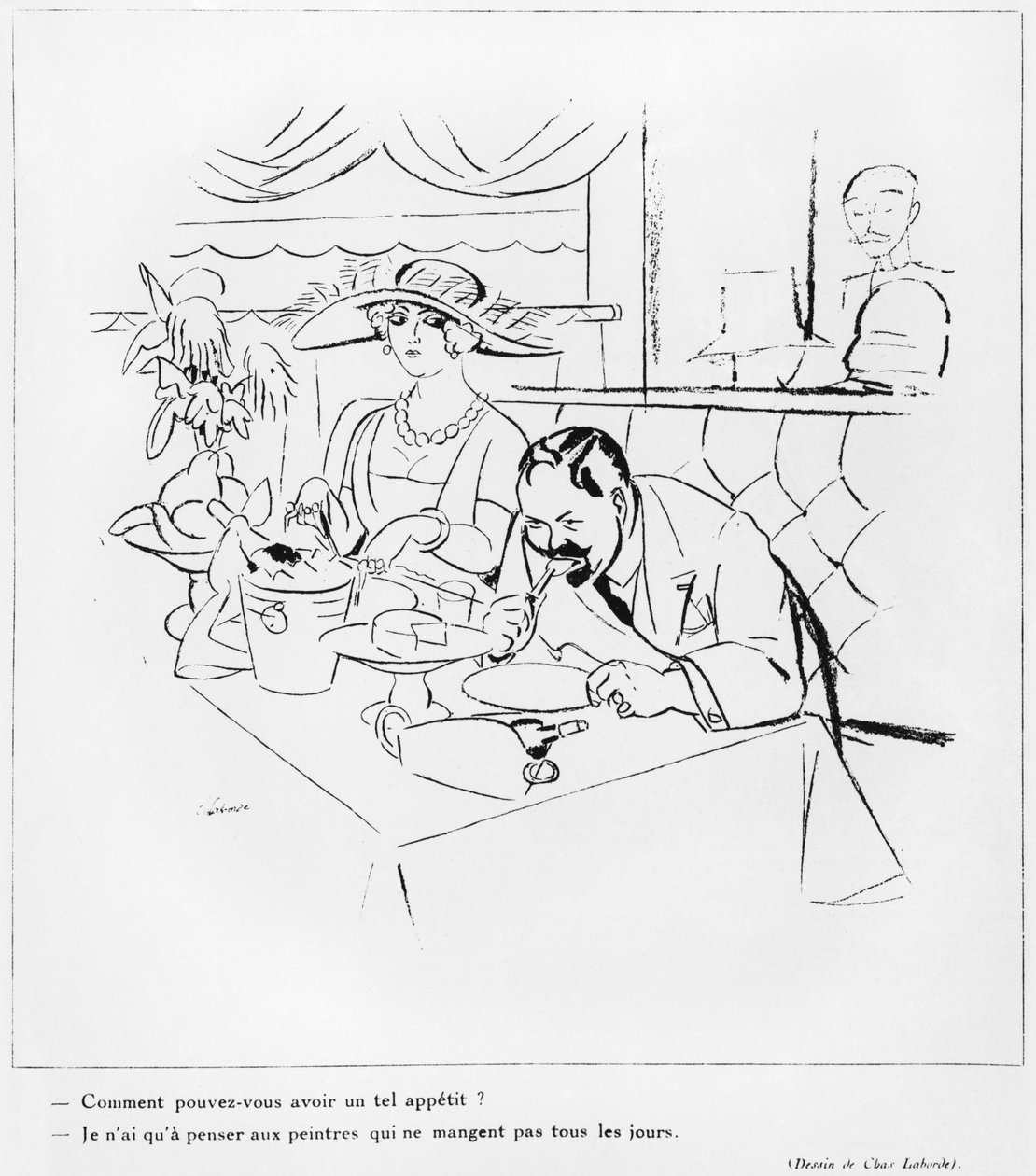 Mangiare, illustrazione da 