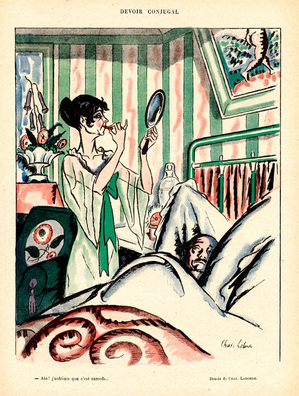 Le Rire Rouge, satirico a colori da Charles Laborde