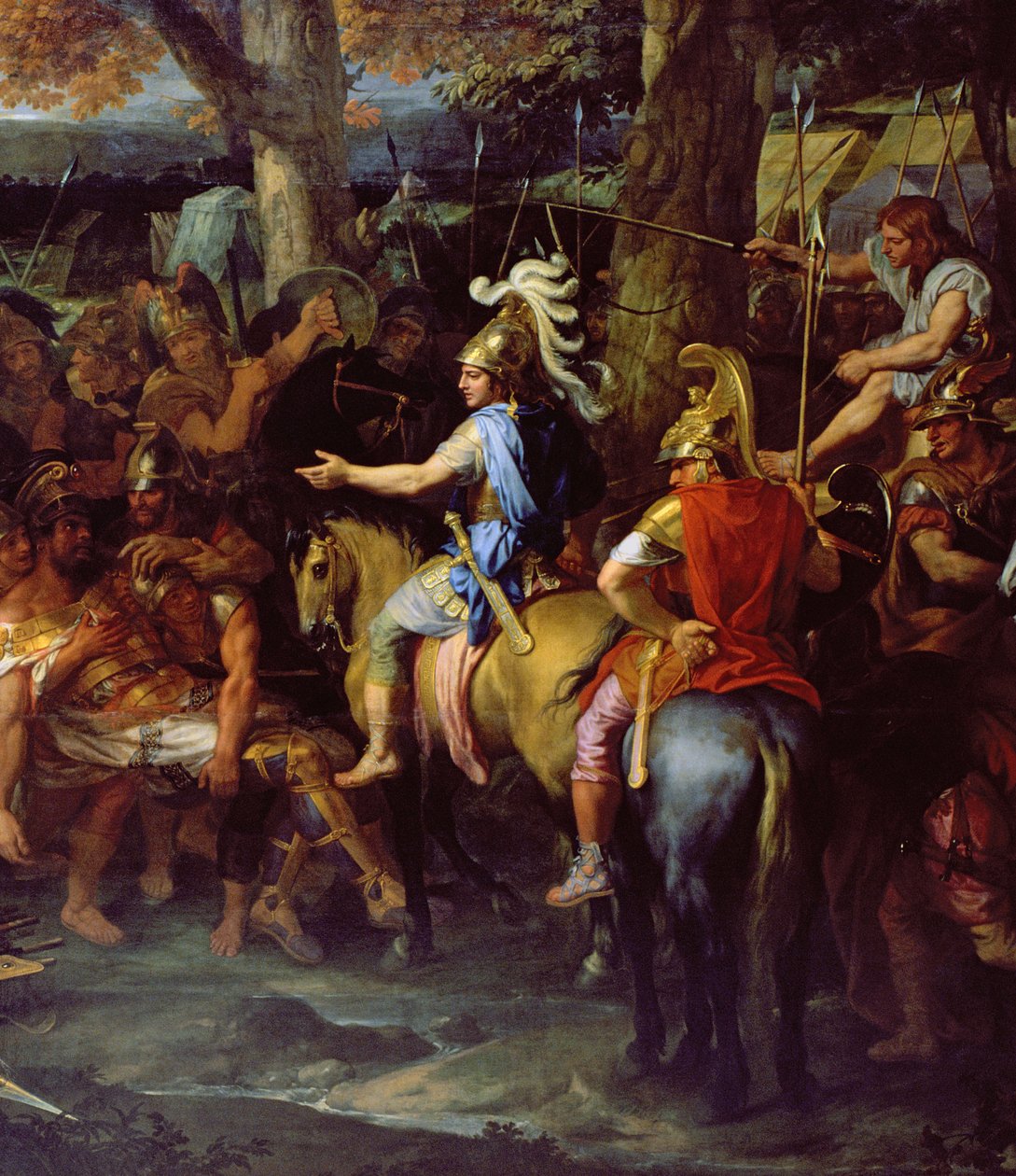 Alessandro e Porus alla battaglia dell