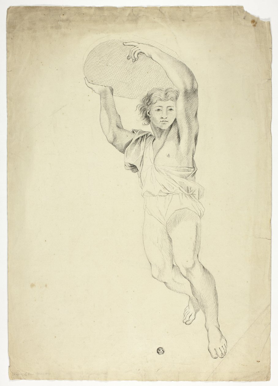 Ragazzo che porta un peso da Charles Le Brun