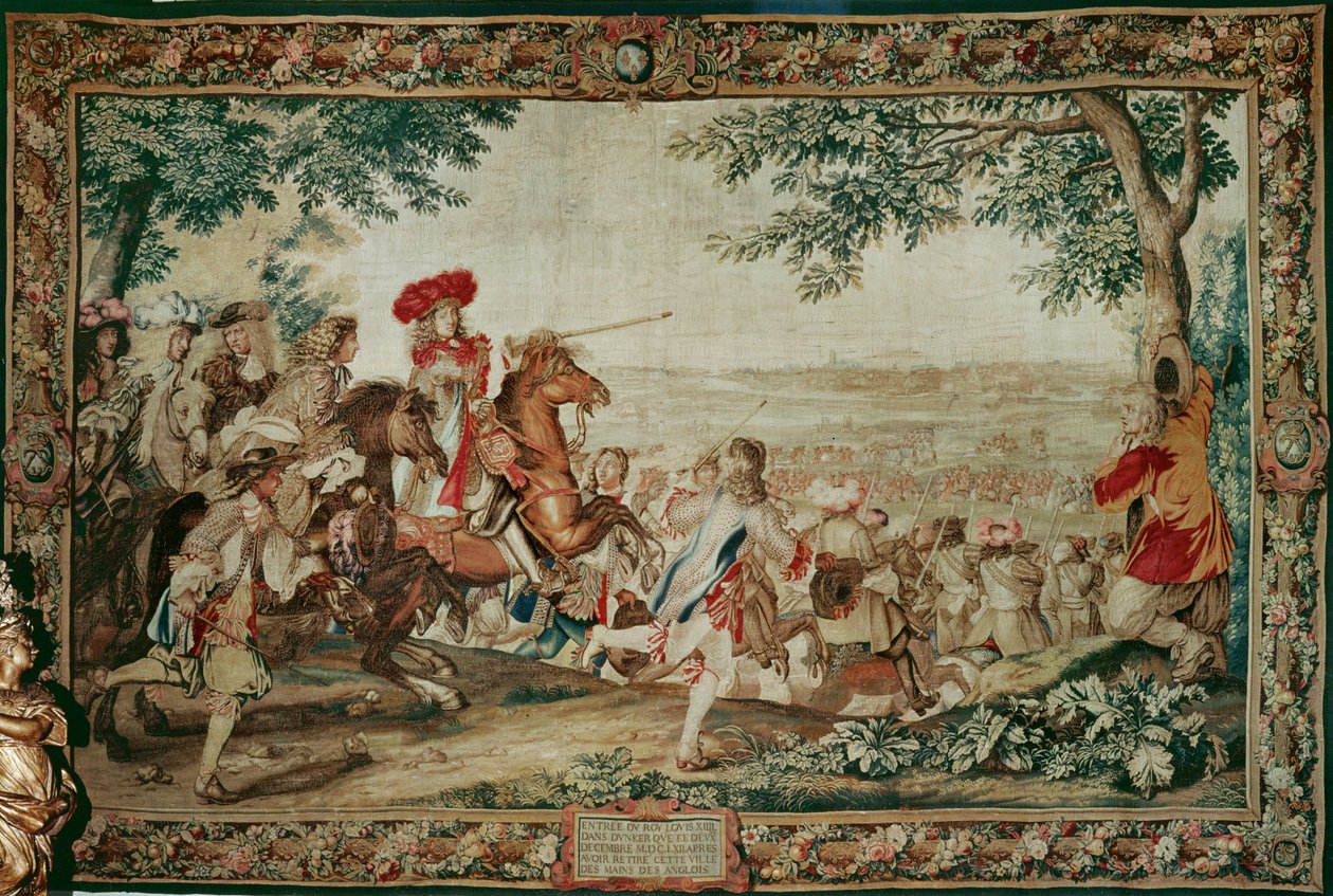 Ingresso di Luigi XIV a Dunkerque ... da Charles Le Brun