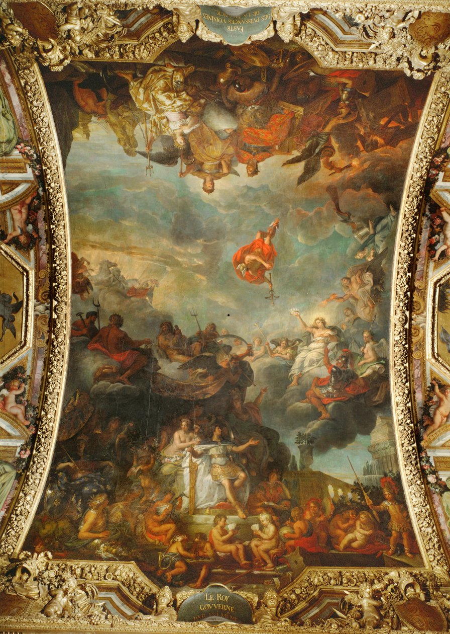 Luigi XIV governa da solo ... da Charles Le Brun