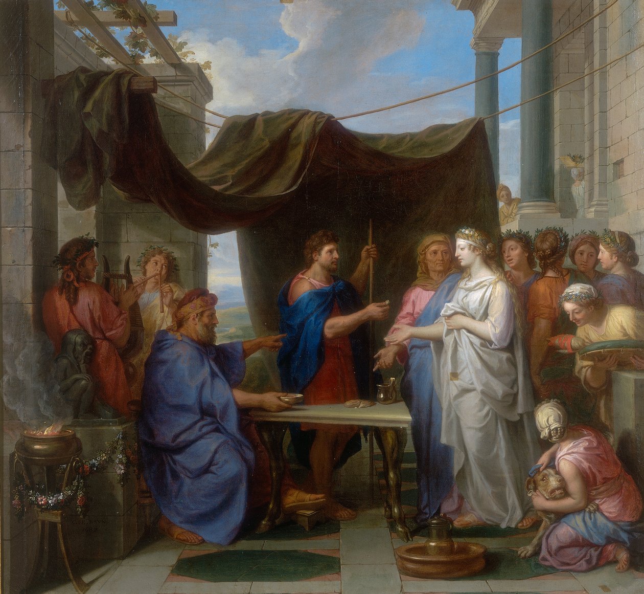 Matrimonio di Mosè e Sefora, opera di Charles Le Brun, conservata alla Galleria Estense di Modena da Charles Le Brun