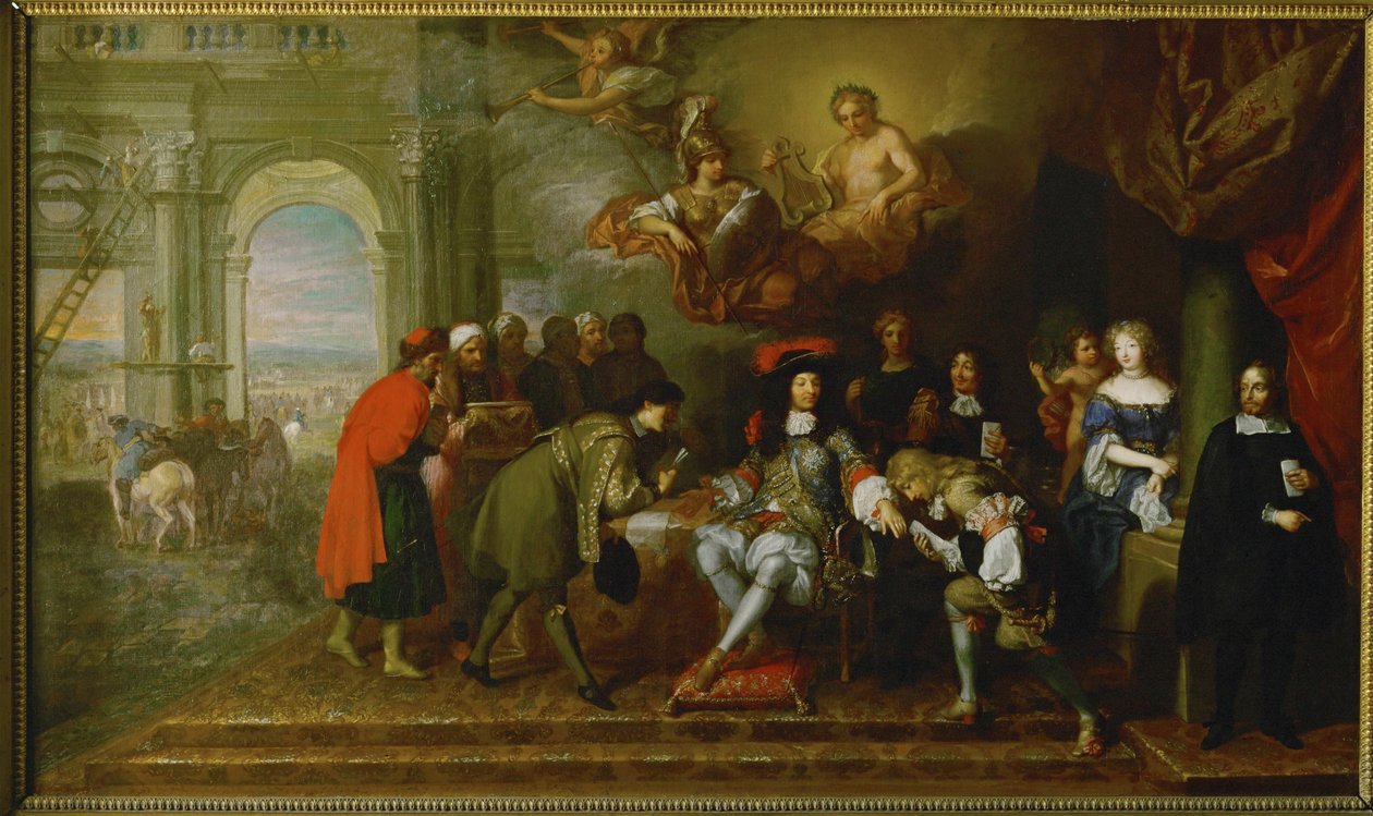 In occasione del Trattato di Nijmegen... (olio su tela) da Charles Le Brun