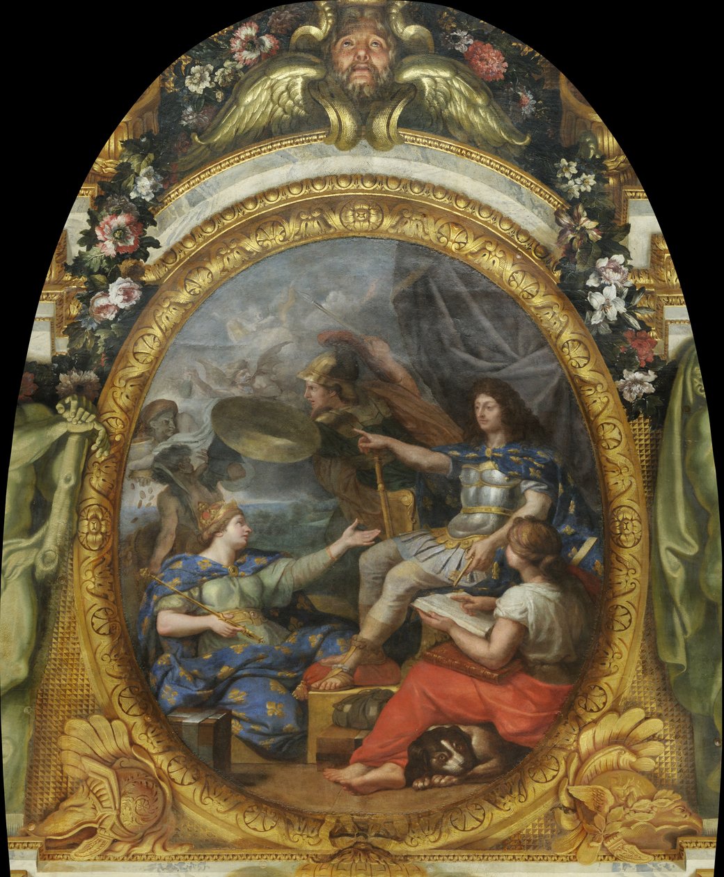Ordine ristabilito nelle finanze del regno, 1662 da Charles Le Brun