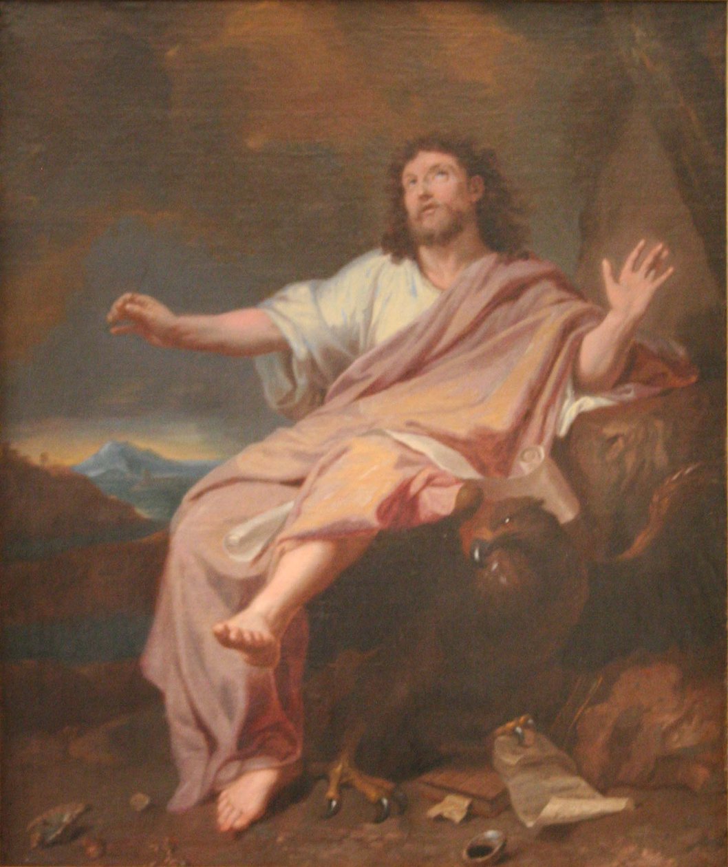 San Giovanni Evangelista a Patmos da Charles Le Brun